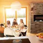 샬레 Netten Naturerlebnis Holz-chalets 다운